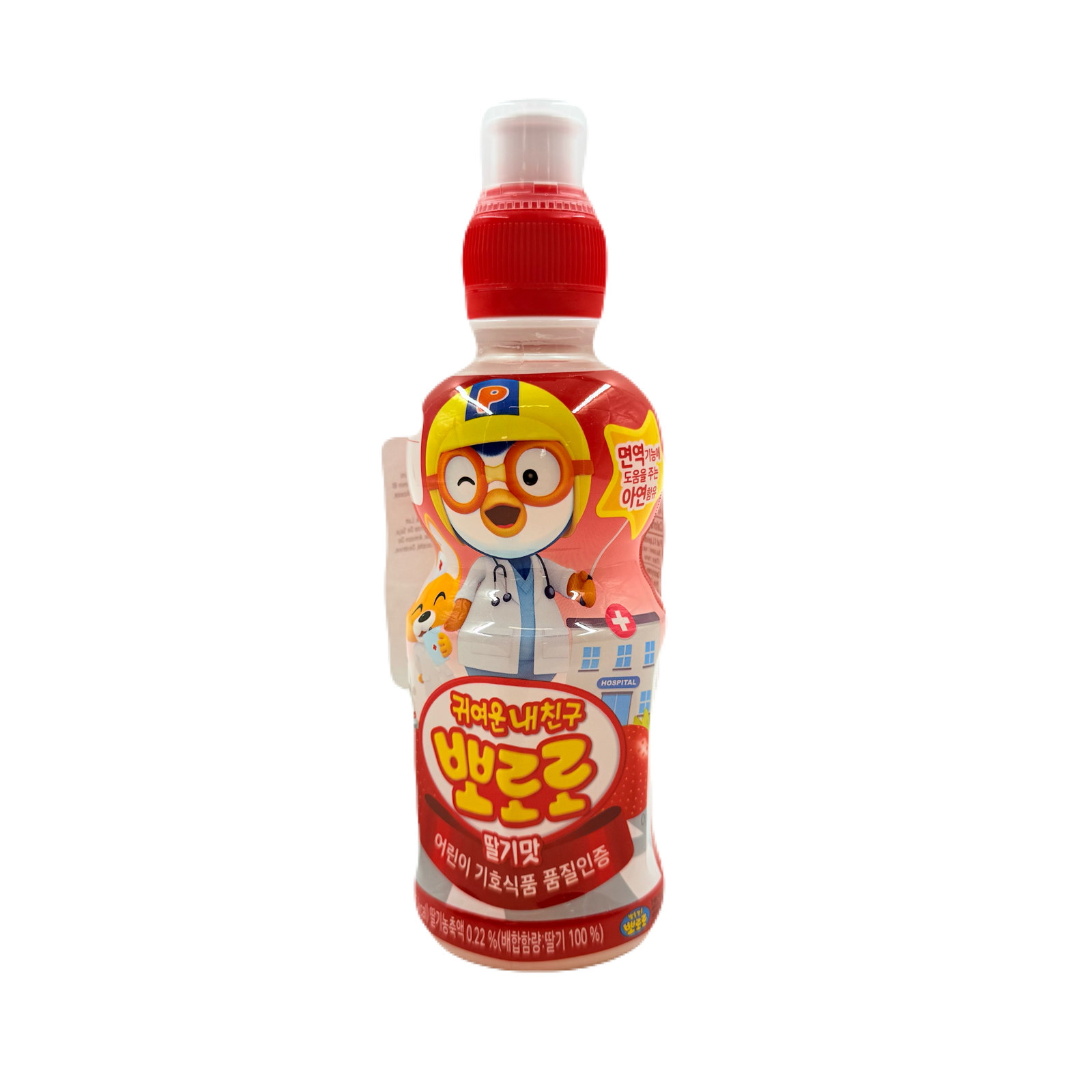 PALDO STRAWEBERRY BEVERAGE(235ML*24)팔도 뽀로로 딸기